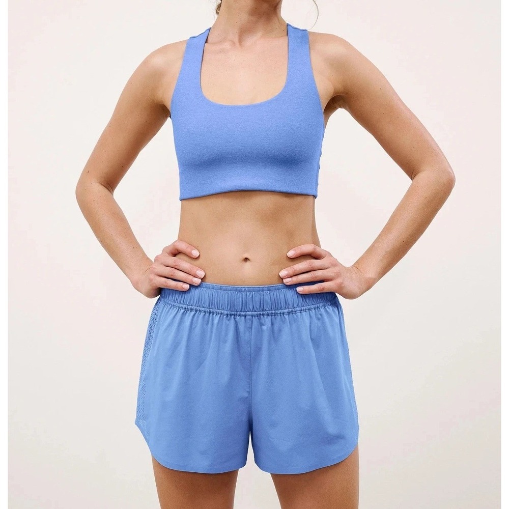 Beyond Yoga Womens Running Short NWT XL Solemate 2.5" Inseam Blue Active Workout